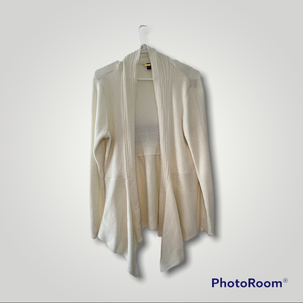 Shimmery White Cardigan